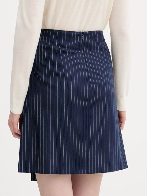 HUGO spódnica Rabisu kolor granatowy mini prosta 50554460 - zdjęcie produktu nr 2