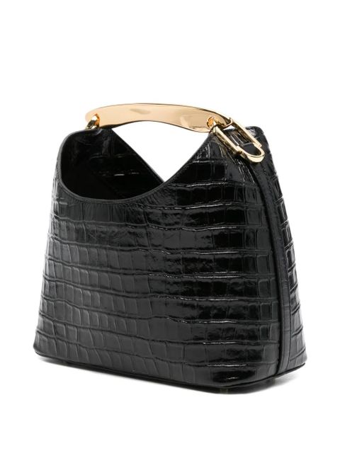 Elleme small Boomerang top-handle tote bag - Black