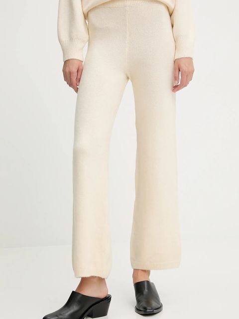 Answear.LAB komplet z wełną damski kolor beżowy - zdjęcie produktu nr 2