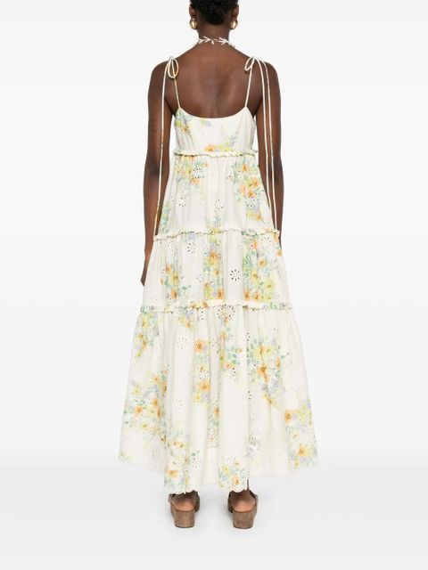 ALEMAIS floral-print dress - Neutrals