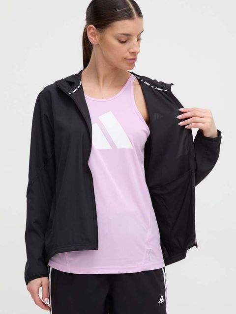 adidas Performance kurtka do biegania Run It kolor czarny przejściowa IL7223