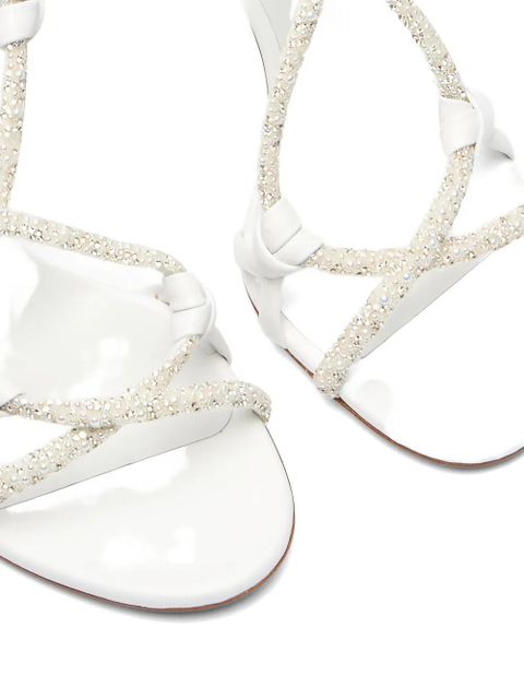 Casadei Julia Itaca leather sandals - White