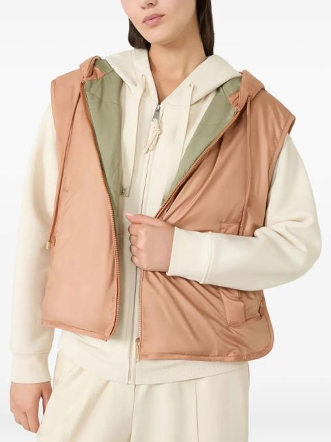 Weekend Max Mara reversible hooded quilted gilet - Green