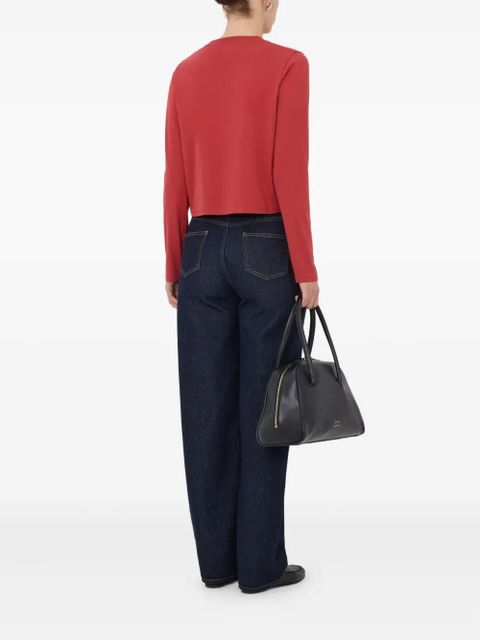 LouLou de Saison Masal Lds embroidered-logo long-sleeve T-shirt - zdjęcie produktu nr 2