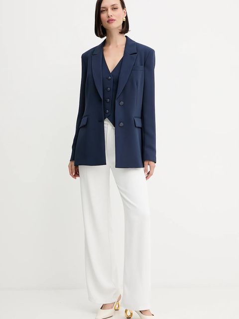 Guess kamizelka THEOLINE kolor granatowy jednorzędowa W5YH55 WGHC2 - zdjęcie produktu nr 2