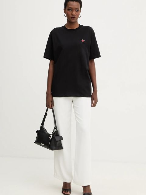 Karl Lagerfeld t-shirt bawełniany IKON - zdjęcie produktu nr 1