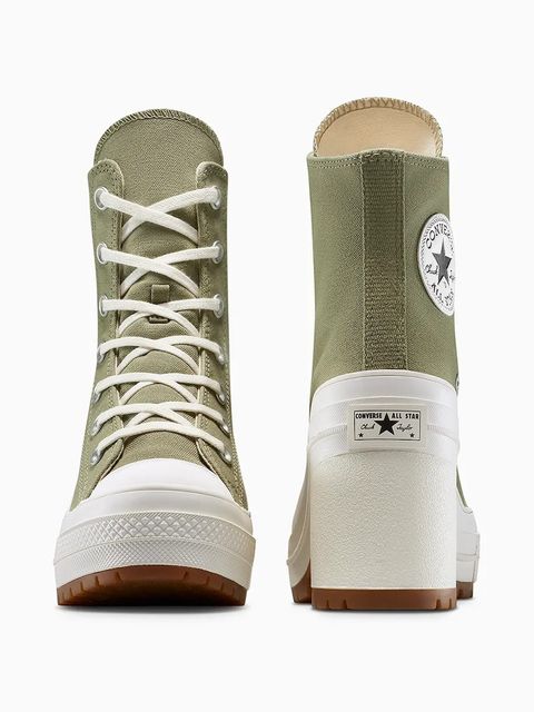 Converse trampki Chuck 70 De Luxe Heel kolor zielony A11899C