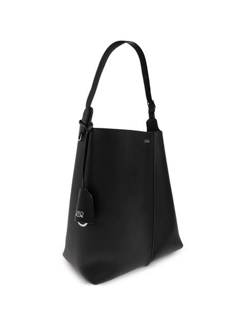 LOEWE large Bilbao leather bucket bag - Black