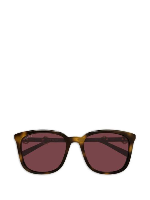 Gucci Eyewear square-frame sunglasses - Brown - zdjęcie produktu nr 1