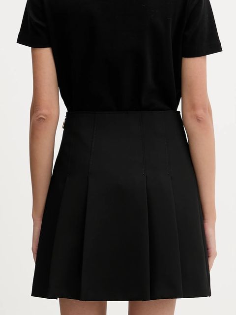 HUGO spódnica kolor czarny mini rozkloszowana 50555984