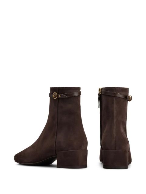 Tod's leather ankle boots - Blue