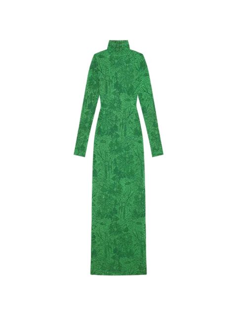 Givenchy floral-pattern maxi dress - Green - zdjęcie produktu nr 1