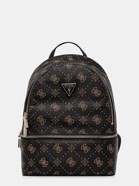 Guess plecak SILIA damski kolor brązowy mały wzorzysty TWGP98 90032