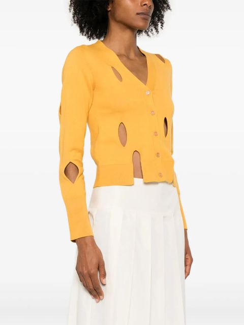 JW Anderson slit cardigan - Orange