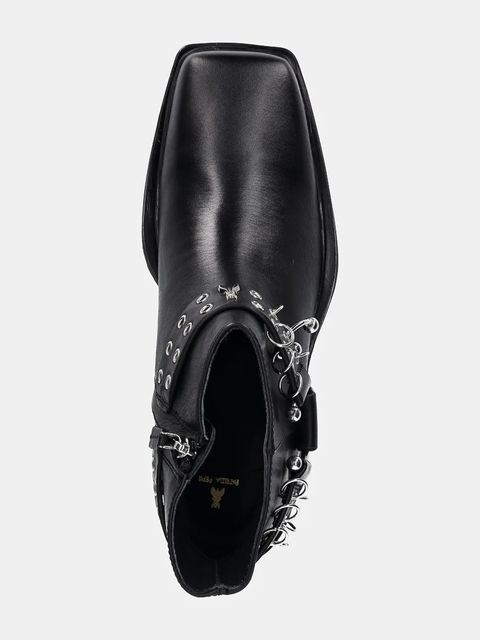 Patrizia Pepe botki skórzane