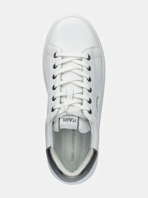 Karl Lagerfeld sneakersy skórzane KAPRI kolor biały KL67538