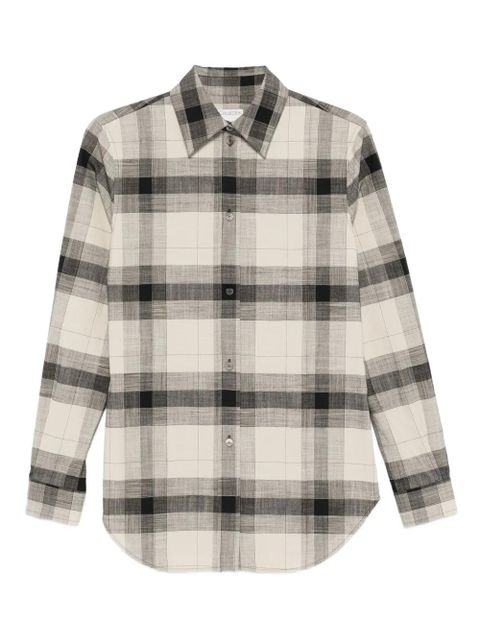 CALVIN KLEIN COLLECTION plaid buttoned scarlett shirt - Black - zdjęcie produktu nr 1