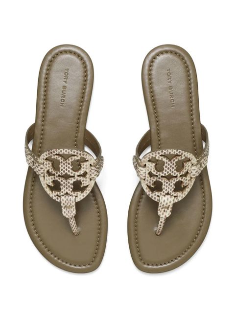 Tory Burch Miller leather sandals - Neutrals - zdjęcie produktu nr 2