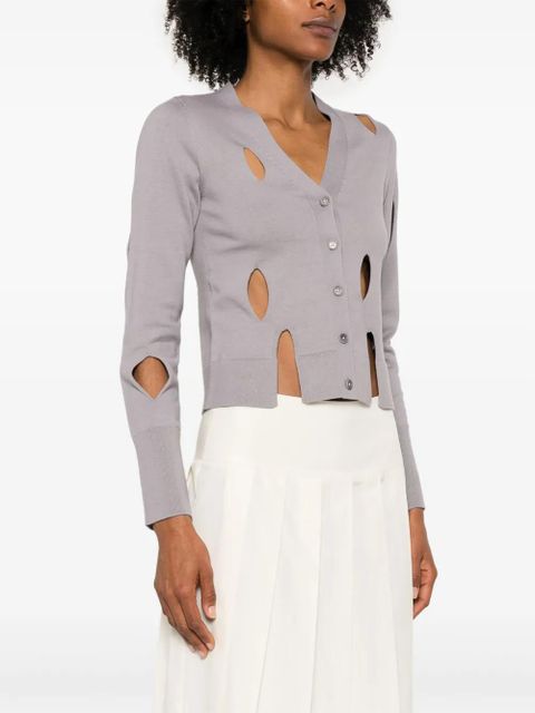 JW Anderson slit cardigan - Grey - zdjęcie produktu nr 2