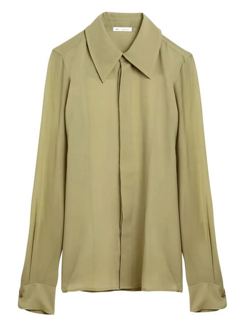 AMI Paris silk shirt - Green - zdjęcie produktu nr 1