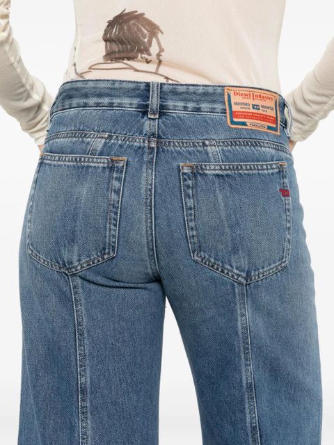 Diesel D-Akii panelled jeans - Blue