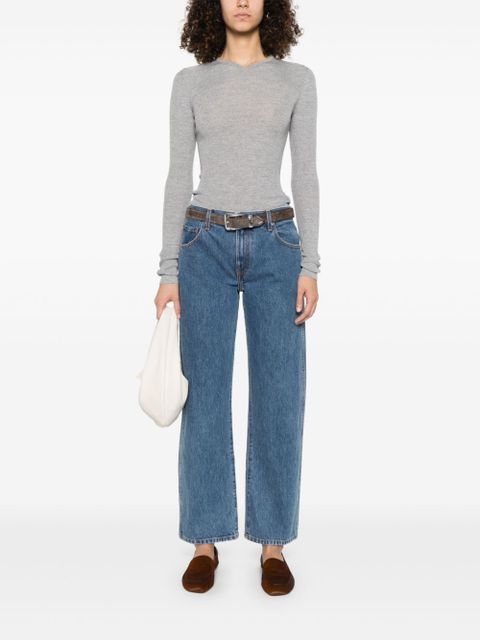 KHAITE ribbed sweater - Grey