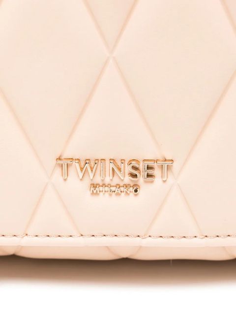 TWINSET quilted chain shoulder bag - Pink