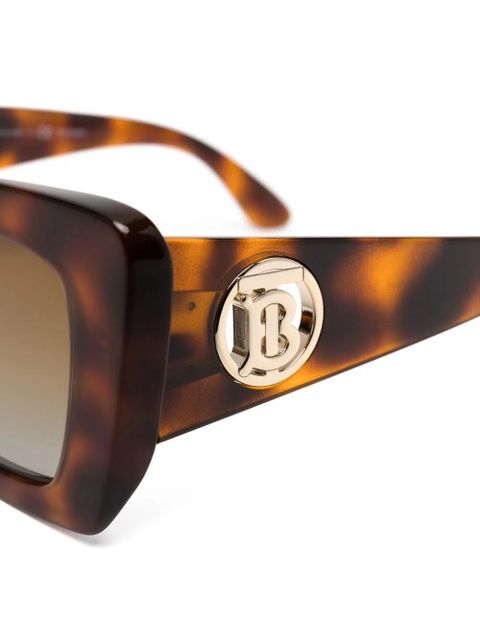 Burberry Eyewear tortoise square-frame sunglasses - Brown - zdjęcie produktu nr 2