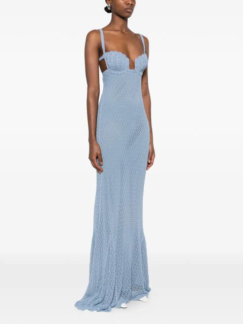 Blumarine lace dress - Blue