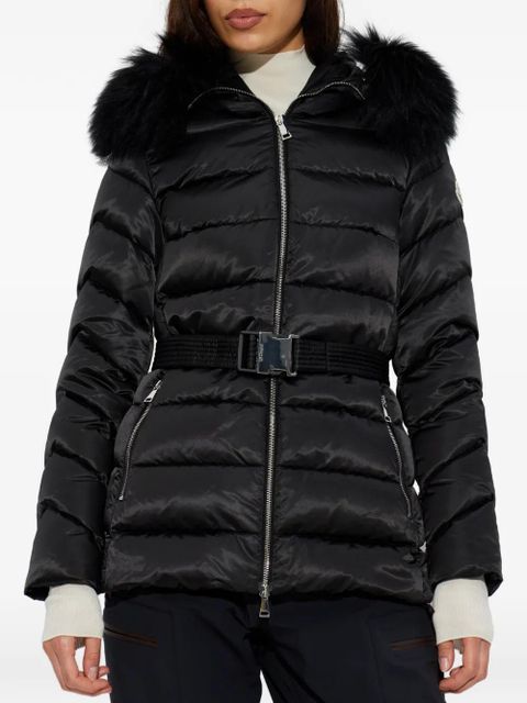 Moncler long-sleeve belted jacket - Black
