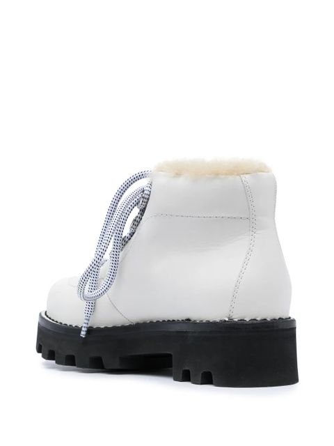Proenza Schouler shearling hiking boots - White