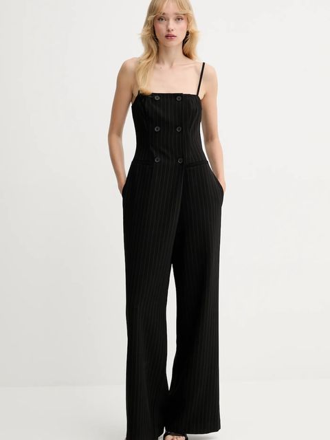 Gestuz kombinezon kolor czarny z dekoltem karo 10910726 - zdjęcie produktu nr 1