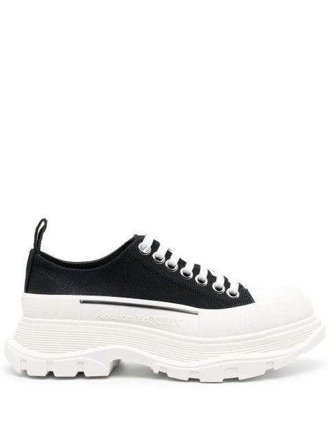 Alexander McQueen Tread Slick lace-up sneakers - Black - zdjęcie produktu nr 1