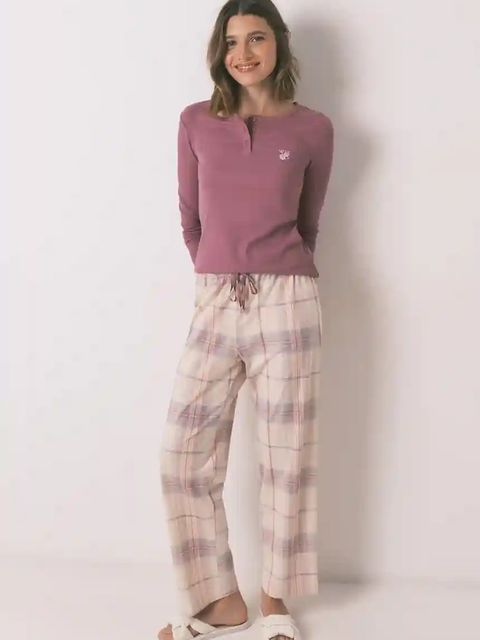 women'secret piżama damska kolor fioletowy 3592417 - zdjęcie produktu nr 1