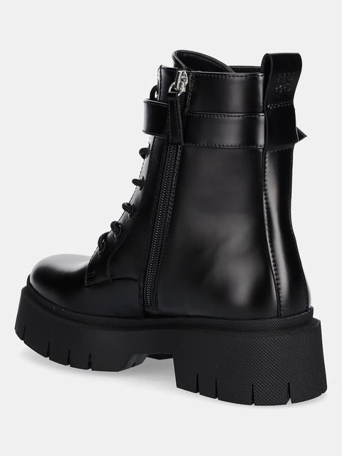 HUGO workery Kris damskie kolor czarny na platformie 50552730 - zdjęcie produktu nr 2