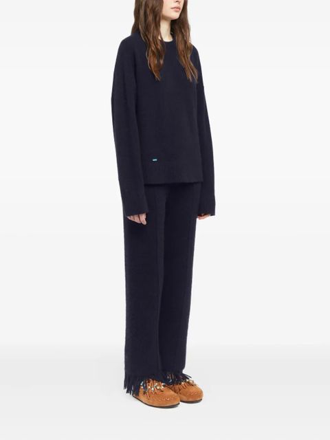 Alanui crew-neck sweater - Blue