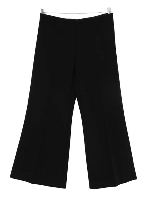 KHAITE silk trousers - Black