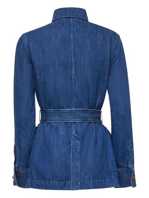 Valentino Garavani Sahariana denim jacket - Blue