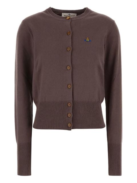 Vivienne Westwood Bea orb-embellished cardigan - Brown - zdjęcie produktu nr 1