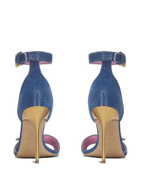 Balmain Safety Pin sandals - Blue