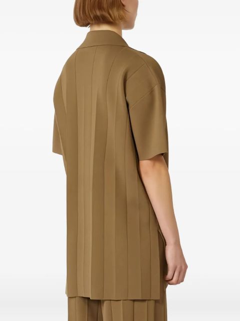 Max Mara short sleeve blouse - Brown