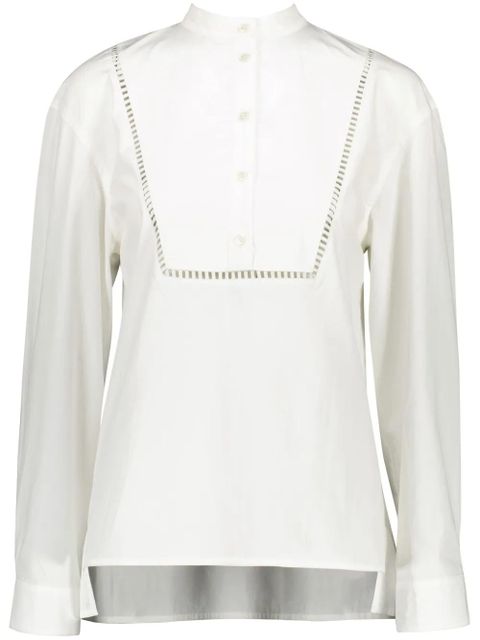 Yves Salomon poplin blouse - White - zdjęcie produktu nr 1