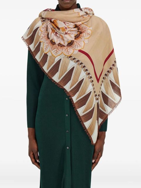 Ferragamo floral-print scarf - Neutrals - zdjęcie produktu nr 2