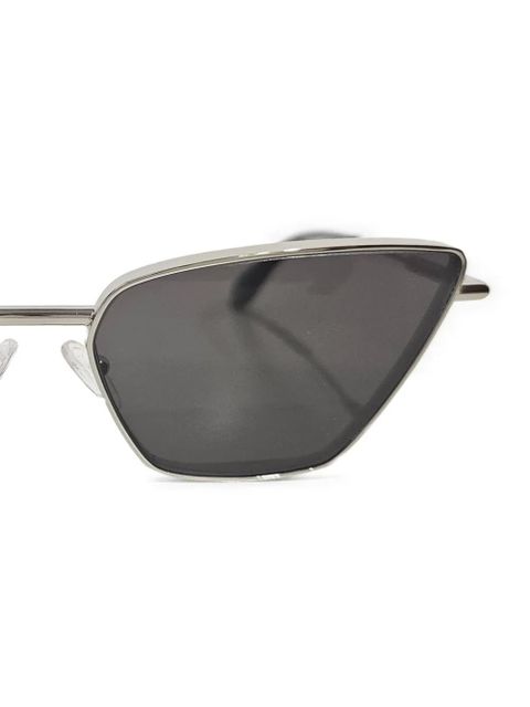 Alexander McQueen geometric sunglasses - Silver - zdjęcie produktu nr 2