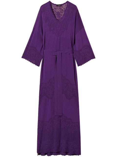 TWINSET belted dress - Purple - zdjęcie produktu nr 1