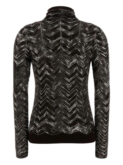 Missoni turtleneck sweater - Brown - zdjęcie produktu nr 2