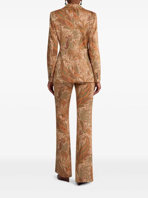 ETRO jacquard blazer - Brown