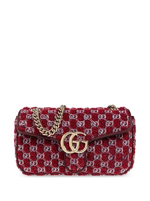 Gucci small GG Marmont shoulder bag - Red