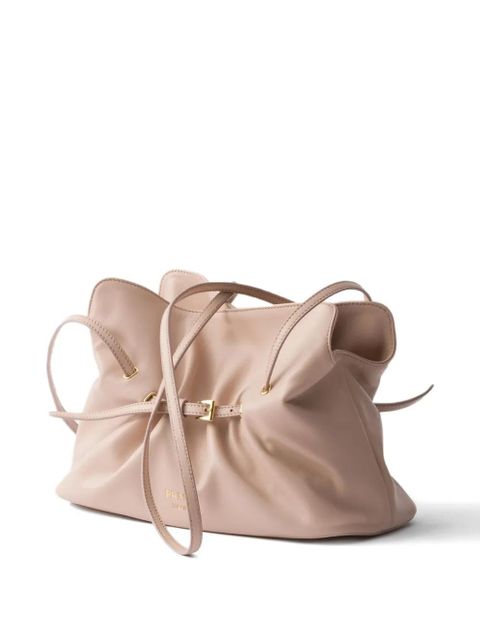 Prada small Dada leather tote bag - Pink - zdjęcie produktu nr 2