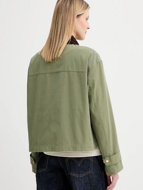 Marc O'Polo kurtka kolor zielony przejściowa 506008070301